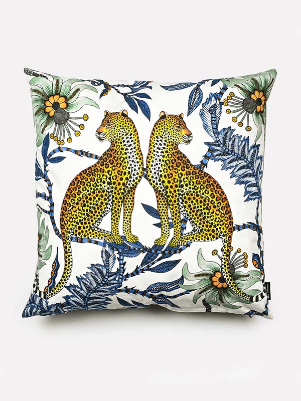 African wildlife printed cushion cover
