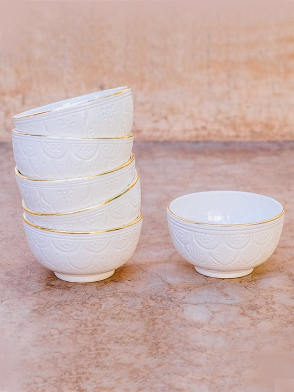 Beldi White Ceramic Bowl – Chabi Chic