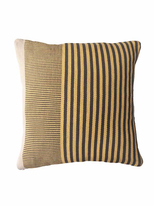 Zambo Striped Yellow Cushion