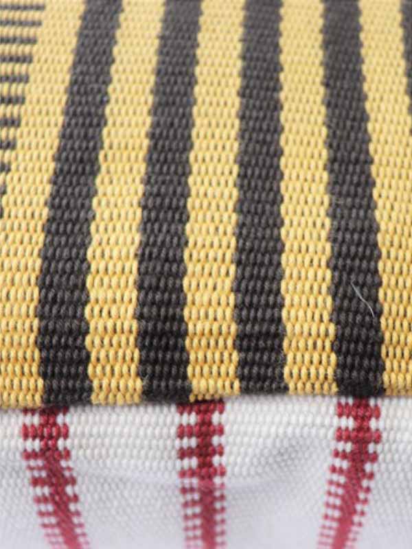 Zambo Striped Yellow Cushion