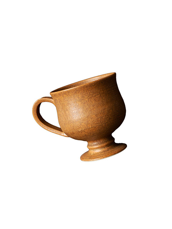 Yoshida Pottery Beaded Foot Cup