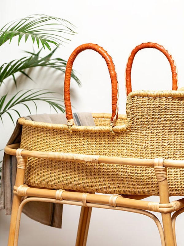 Natural Moses Baby Basket