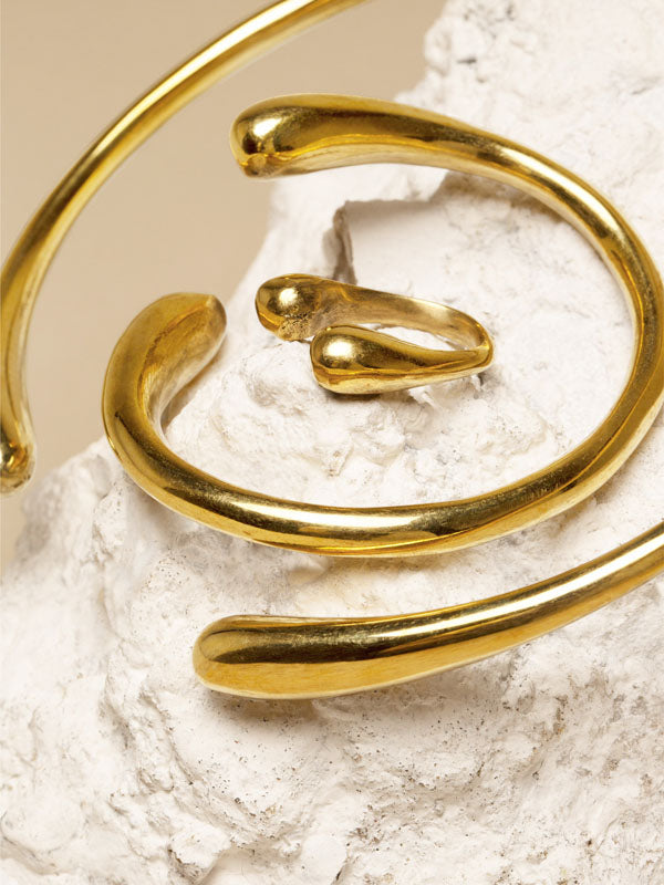 Jelani Brass Matching Jewellery Set