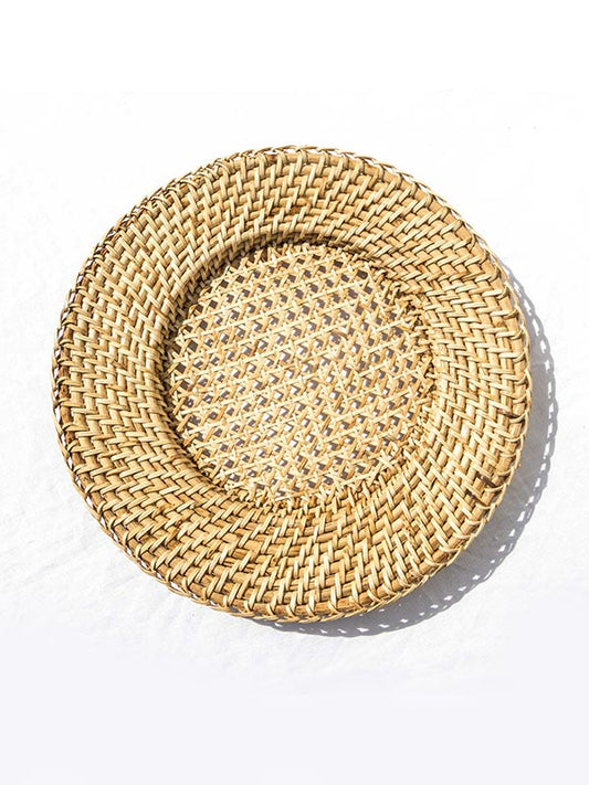 Lydia Rattan Round Placemat