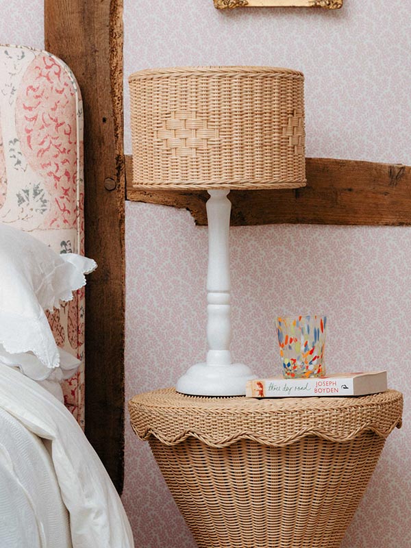 Drum Rattan Lampshade