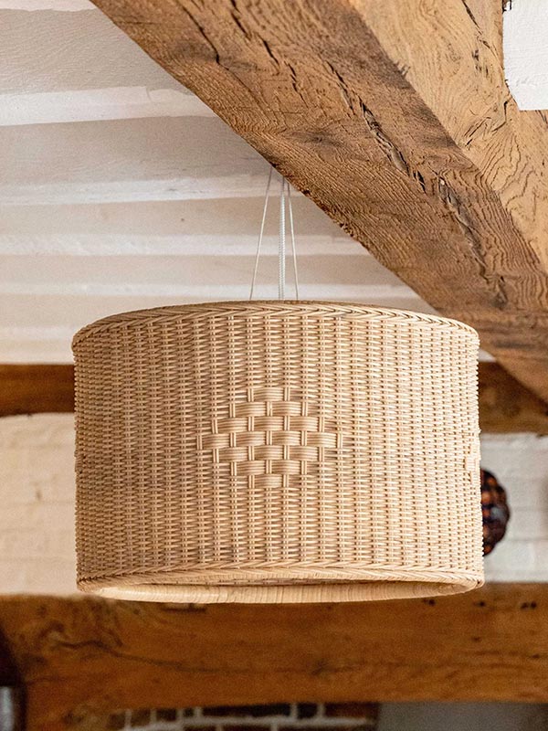 Drum Rattan Lampshade