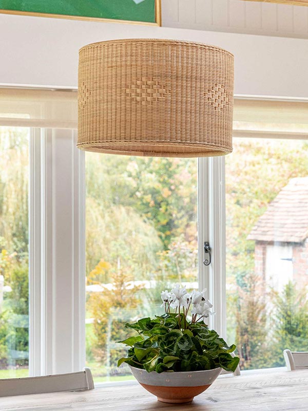 Drum Rattan Lampshade