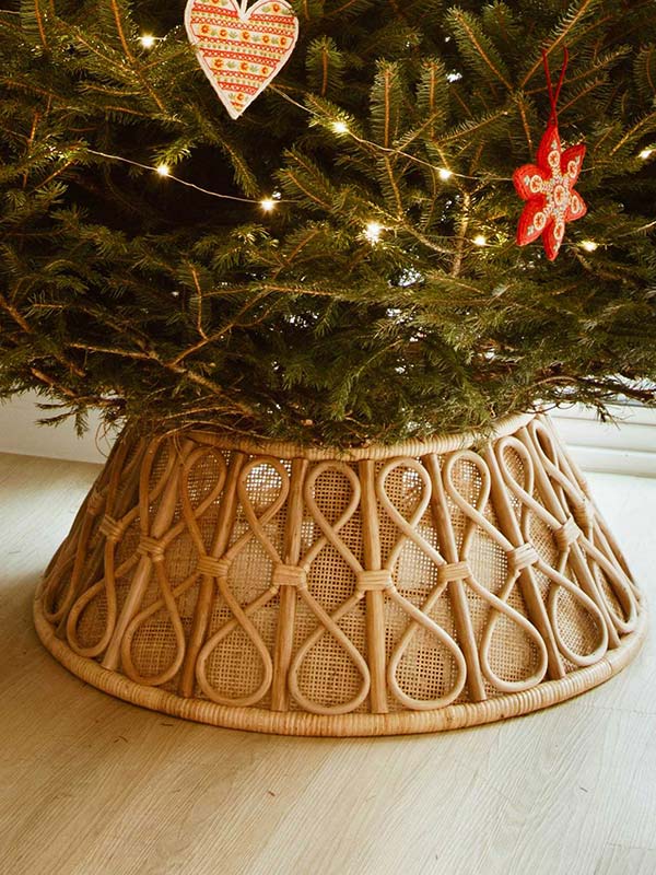 Noel Rattan Tree Skirt