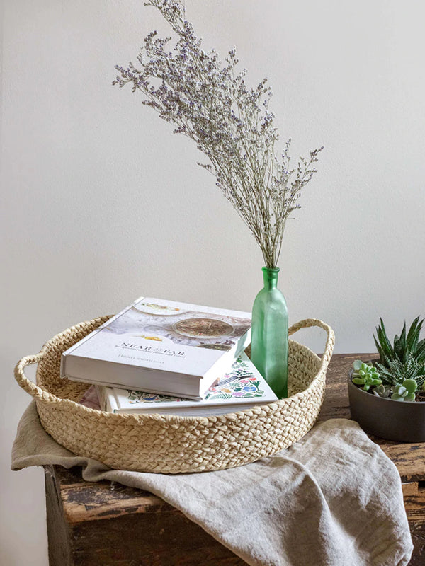 Braided Raffia Tray