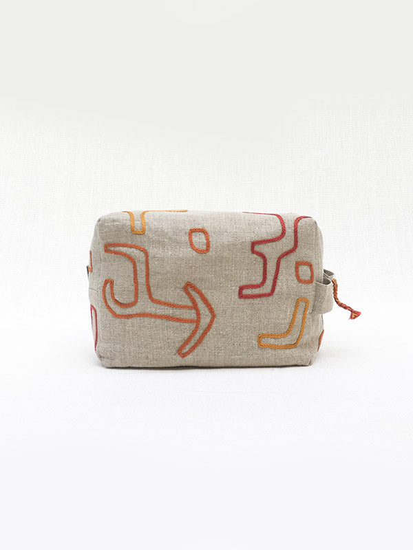 Kuba Terra Linen Wash Bag