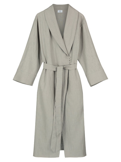 Grey Linen Robe, Grace