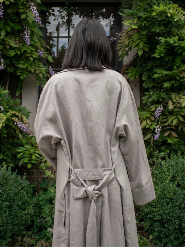 Grey Linen Robe, Grace