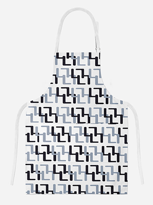 Adire Blue Printed Cotton Apron