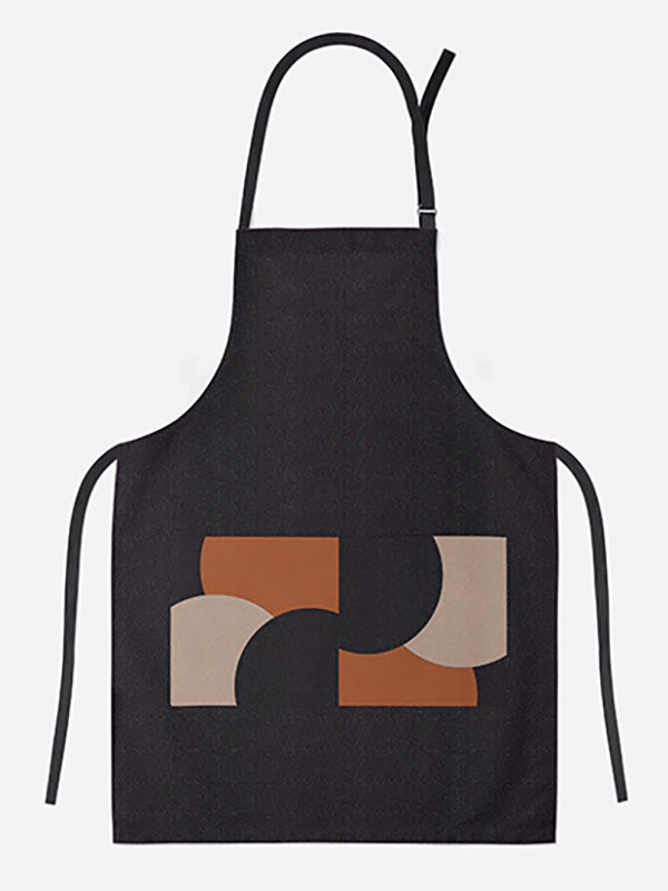 Onida Granite Grey Printed Apron