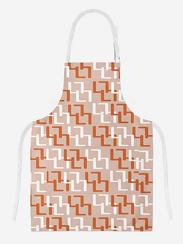 Nectarine Orange Printed Apron