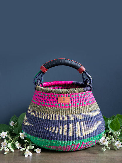 Kaboum Bolga Pot Basket by Lola & Mawu | Akojo Market – AKOJO MARKET