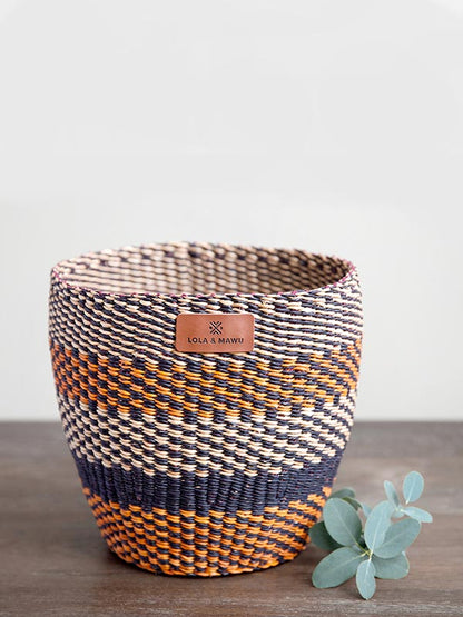 Small Bolga Storage Basket - Earthy