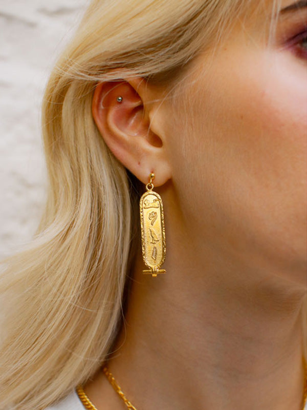 Love Gold Drop Earrings