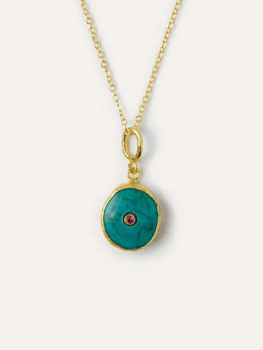 Amalfi Turquoise Pendant Necklace
