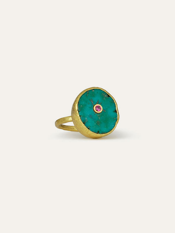 Amalfi Turquoise Cocktail Ring