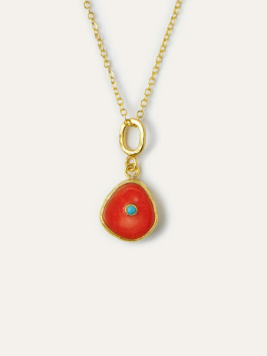 Amalfi Coral Coloured Howlite Necklace