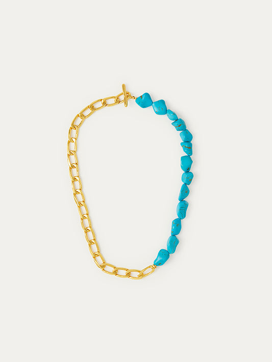 Harper Turquoise Chain Boyfriend Necklace