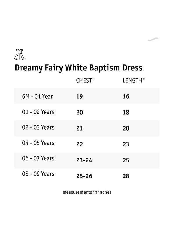 Organic Fairy White Kids Dress