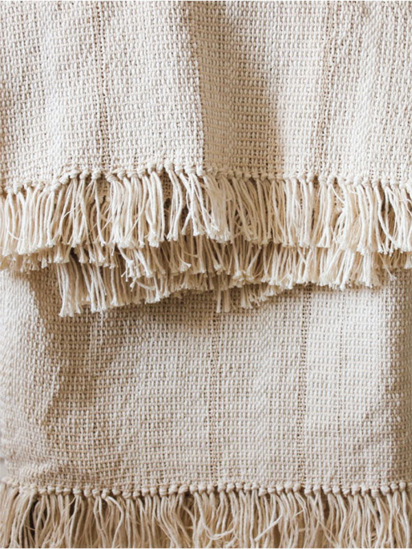 Textured cotton blanket sale