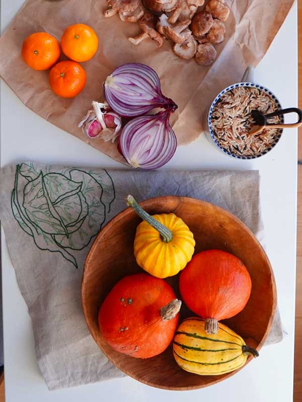 Large Wooden Fruit Bowl