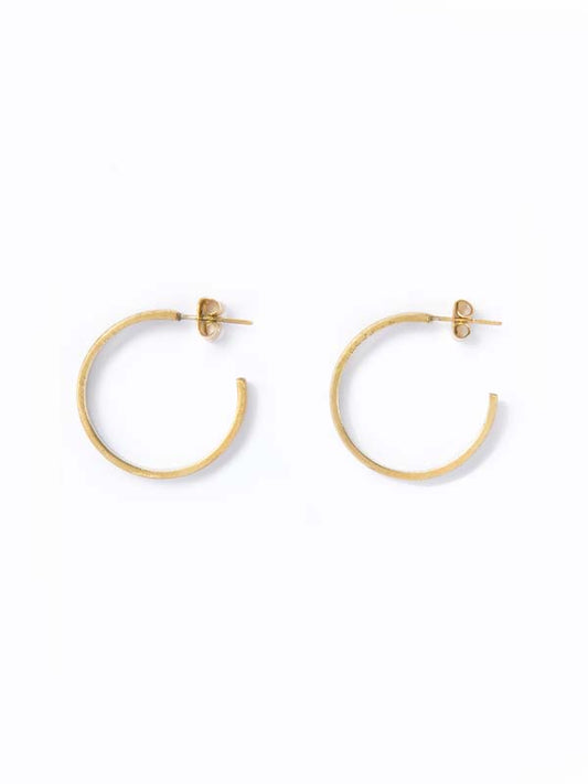 Savannah Gold Hoop Earrings