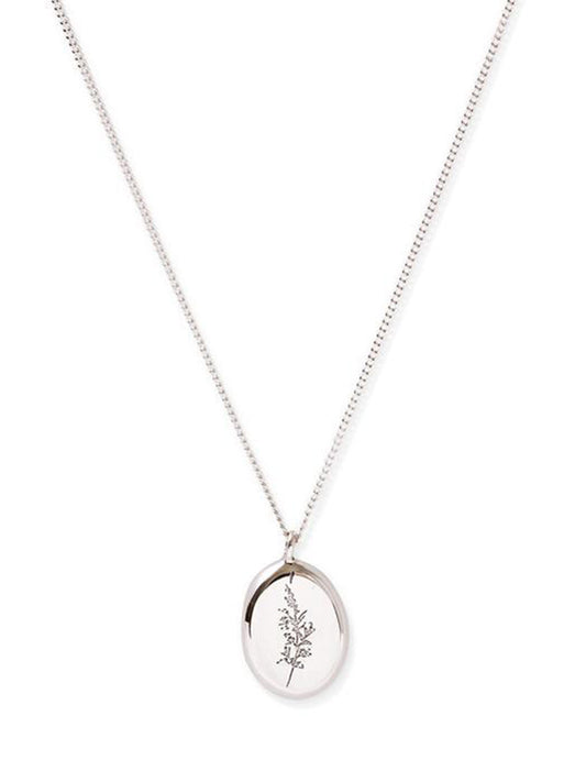 Botanical Silver Pendant Necklace