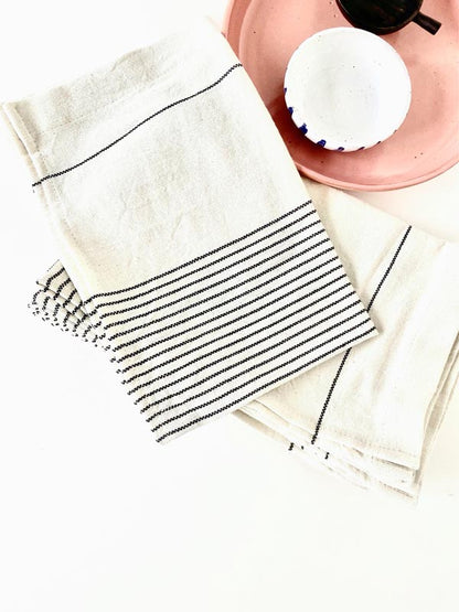 Roha Cotton Monochrome Tea Towel