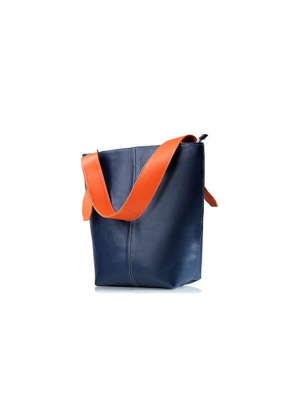 Viola Leather Tote Bag