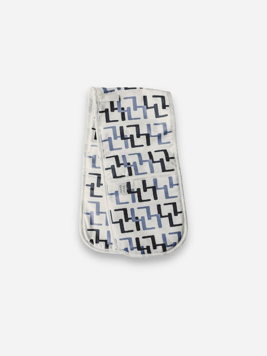 Adire Blue Printed Oven Gloves
