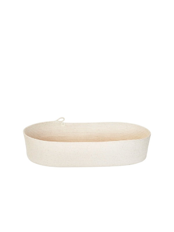 Cream Oval Basket